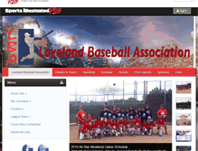 Tablet Screenshot of lovelandbaseball.org